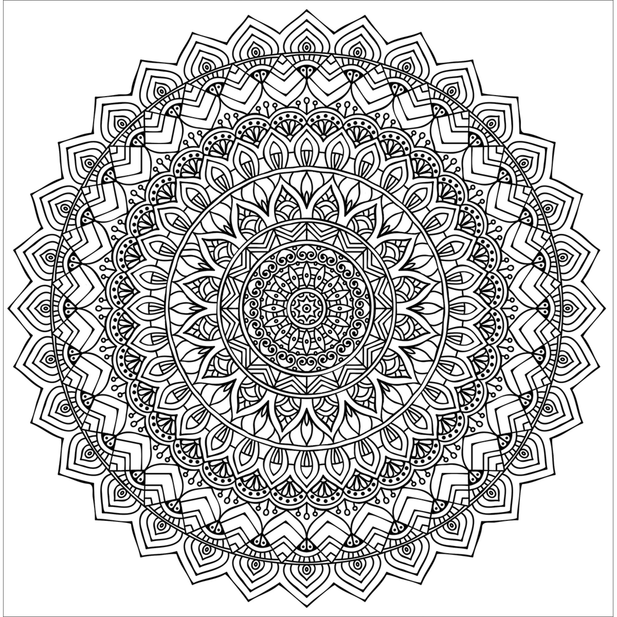 Design Works™ Zenbroidery™ Mandala Stamped Embroidery Kit